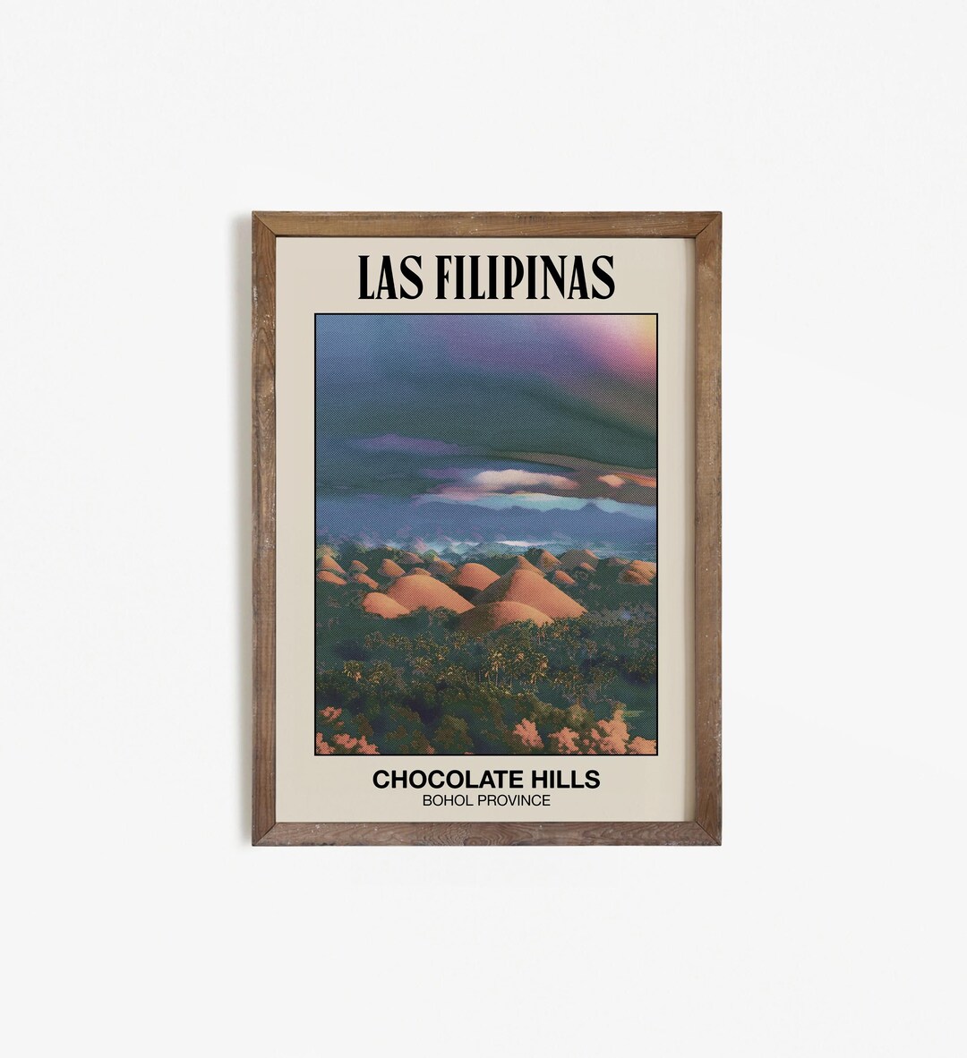 Chocolate Hills Print, Philippines Digital Download, Bohol Print