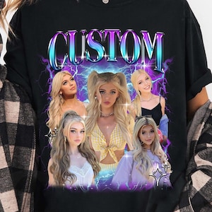 Custom Bootleg Girlfriend Boyfriend Face Shirt: Personalized Photo Fan Shirt