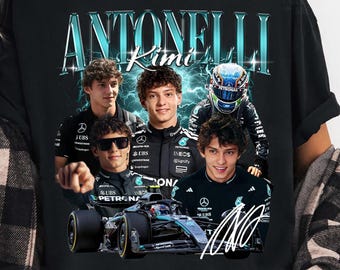 Kimi Antonelli Vintage T-Shirt, Gift For Woman and Man Unisex T-Shirt