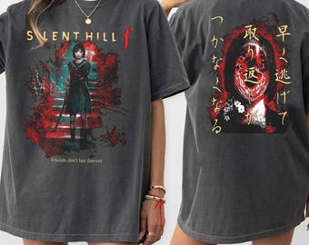 Silent Hill F T-shirt: Horror Game Tee, Double-sided Graphic - Etsy