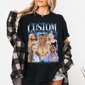 Custom Girlfriend Boyfriend Shirt, Custom face shirt, personalized face shirt, custom fan shirt, custom bootleg rap shirt Photo Husband Wife product logo
