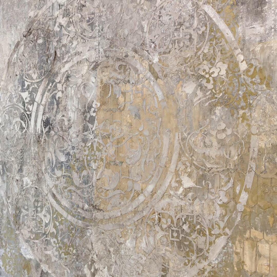 Extra Large Moroccan Wall Stencil Set: Damask and Plaster Stencils for ...