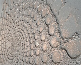 Ronde muursjabloon voor woonkamerinrichting en decoratieve wanddecoratie.