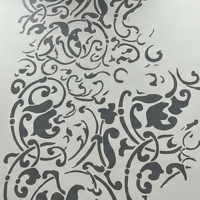 Large Round and Eastern Wall Stencils: Pattern Set for Stencil Painting ...