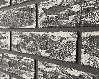 Schablone für Backsteinwände in Imitation: Schablone für Loft- und Betondekoration, Werkzeug für Putz