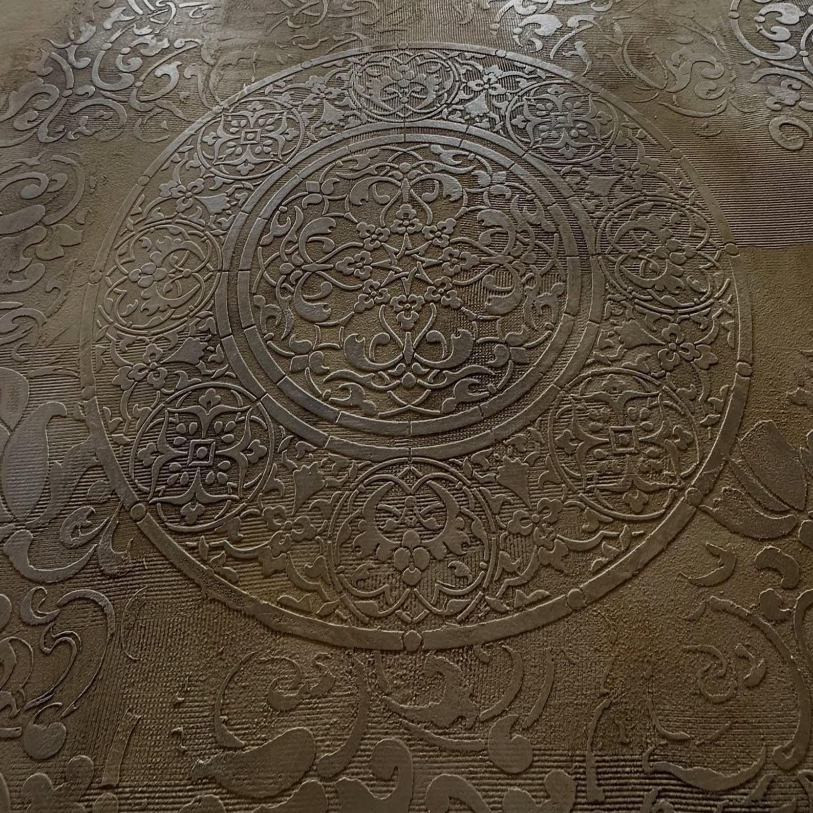 Moroccan Damask Stencil: Round Floral and Oriental Wall Stencil Set - Etsy