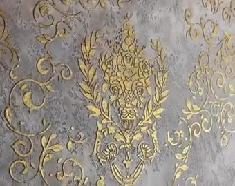 Ensemble de pochoirs muraux à motifs de surface pour meubles et murs d'accent, décoration murale DIY, gabarits de peinture et motifs pour plâtre