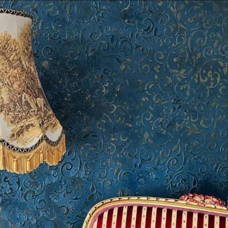 Large Moroccan Damask Wall Stencil Set: Eastern and Round Patterns - Etsy