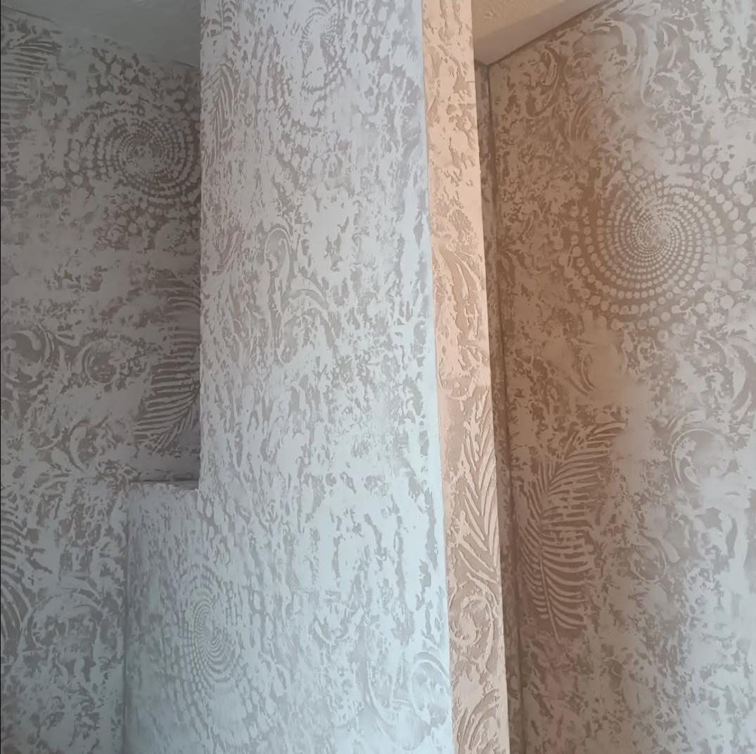 Extra Large Damask and Floral Wall Stencils: Eastern and Nature ...