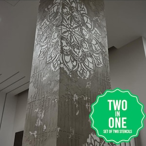 Stencil Set Pochoir Peinture Plastic Stencil For Wall Art Reusable Template DIY Interior Painting Craft Tile Design Gift For Home Decor