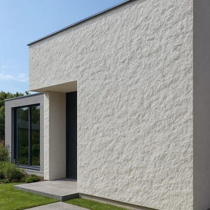Textured Wall of House Outside: Silicone Stamp with Concrete Print, Stone Mold Wall