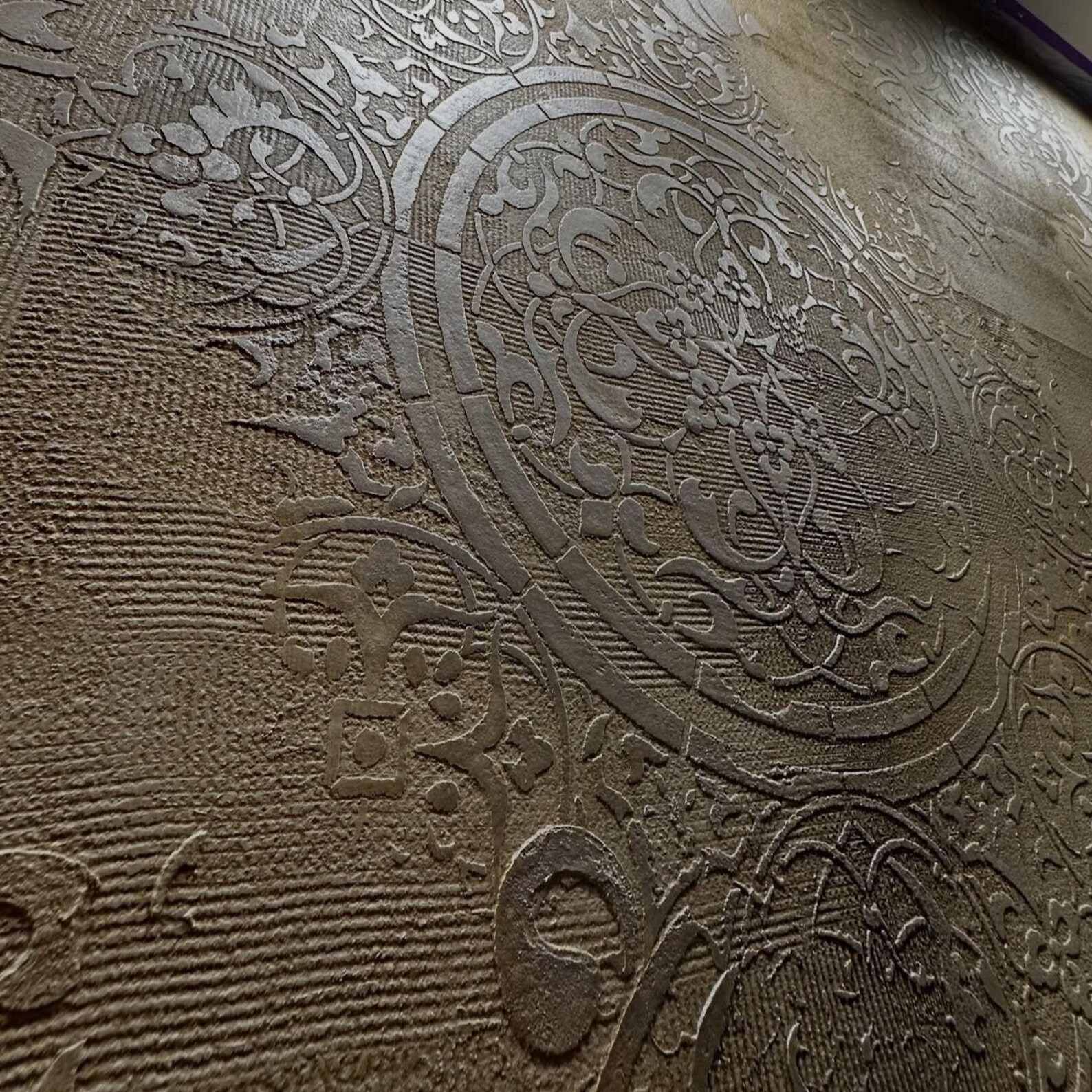 Moroccan Damask Stencil: Round Floral and Oriental Wall Stencil Set - Etsy