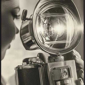 Posterizer 1 pcs - black and white image of classic vintage photography 2 - Photography Art - Retro Art - Decor for Home & Office