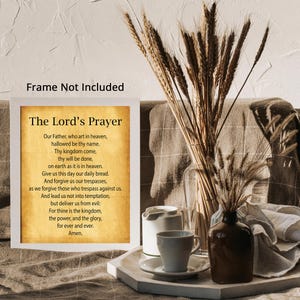 Posterizer 1 pcs The Lord&#39;s Prayer - Spiritual - Religious Posters - Gifts for Christians - Decor for Church, Sunday School Classroom