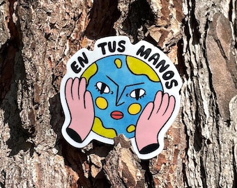 Mother Earth Day Vinyl Sticker | Nature Climate Change Sticker