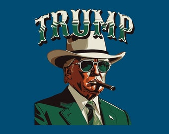 Cowboy Western Make America Great Donald Daddy, Edgy svg,Archivos de sublimación de alta calidad Tendencias virales digitales,Trump 2024 svg,Witch Hunt Png