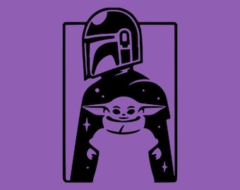Mandalorian Svg Mandolorian Star Wars Camisa Bebé Yoda Mandolorian camisa Star War Cricut mandaloriann svg