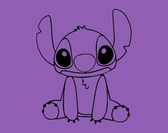 Puntada Svg / Lilo y Puntada Svg / puntada Tumbler svg / Dibujos animados Svg / Descarga instantánea