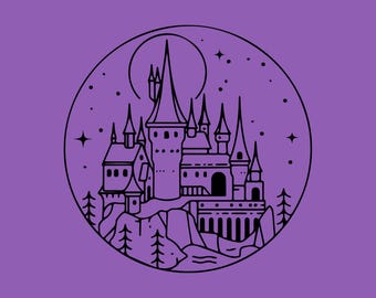 Escuela de magos Svg Png Eps Dxf, siempre svg, archivos SVG de la escuela de magos