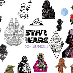 star wars svg, 50+ starwars svg bundle, star wars png, svg files for cricut, darth vader svg, mandalorian svg, svg for cricut, Layered