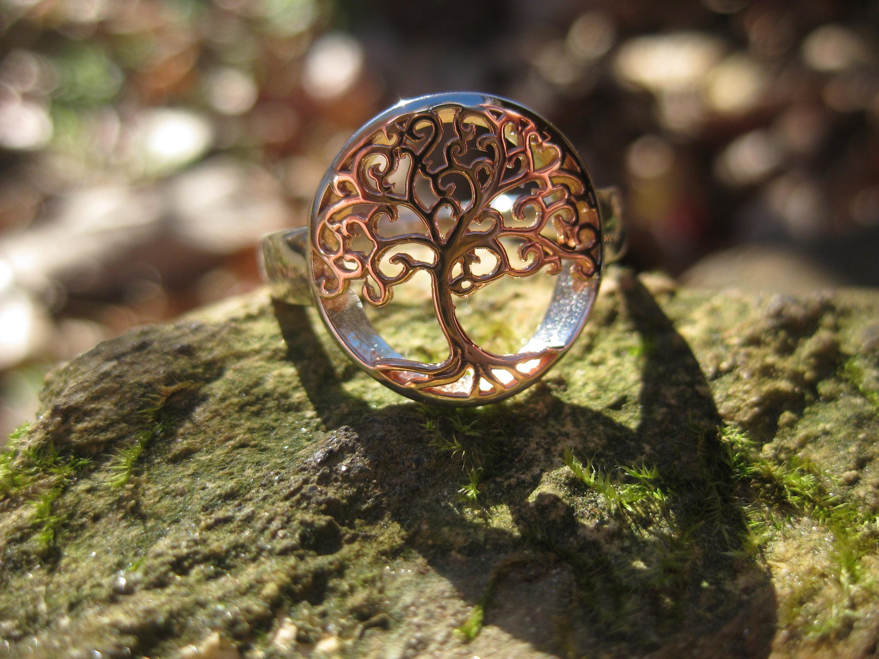 Metaphysical Tree of Life Ring With 10 Ancients Sterling Silver 925 - Etsy