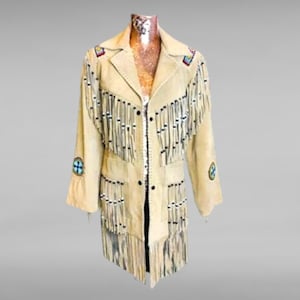 Women&#39;s Vintage Fringe Leather Jacket, Women Traditional Leather Jacket, Western Beaded Leather Jacket, Ladies Leather Jacket, Fringe Jacket