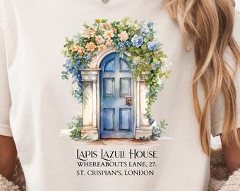 Licensed Emma M Lion Tshirt, Lapis Lazuli House, Beth Brower