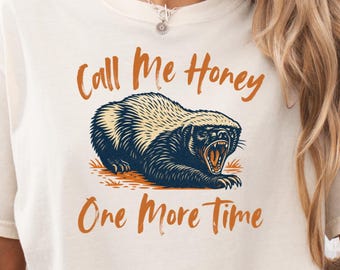 Honey Badger Retro Tshirt