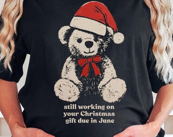 Teddy Bear Maternity Comfort Colors® Tshirt- Pregnancy Announcement short sleeve longsleeve tee