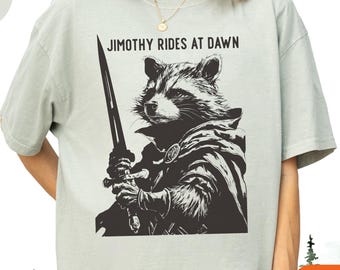 Jimothy the Raccoon Comfort Colors® Short and Longsleeve tshirt- Be a Jimothy
