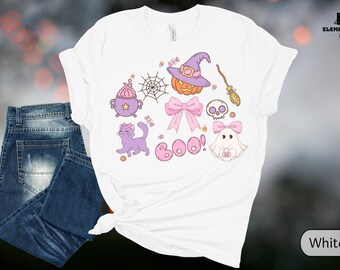 Halloween Coquette Shirts: Pink Halloween