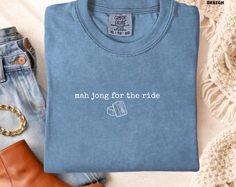 Comfort Colors®  Mahjong Shortsleeve Longsleeve Tshirt - Mah jongg gift