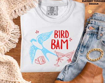 Comfort Colors®  Mahjong Bird Bam Shortsleeve Longsleeve Tshirt - Mah jongg gift