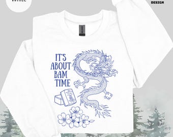 Its about Bam Time Sweatshirt- Mah jong sweatshirt