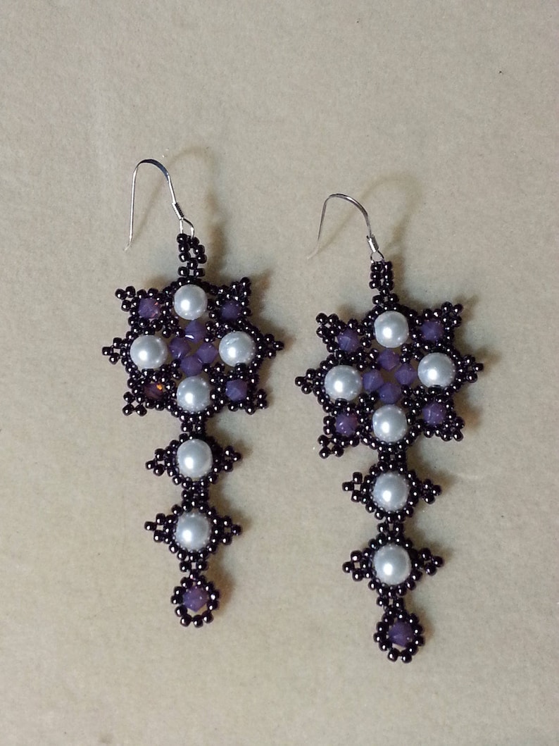 Tutorial for the Star of Bethlehem Earrings image 2