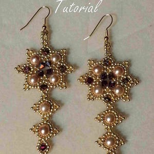 Tutorial for the Star of Bethlehem Earrings image 1