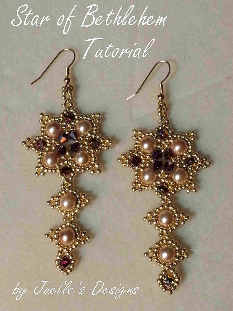 Tutorial for the Star of Bethlehem Earrings image 1