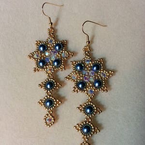 Tutorial for the Star of Bethlehem Earrings image 4