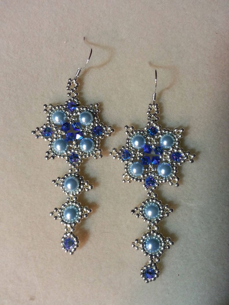 Tutorial for the Star of Bethlehem Earrings image 3