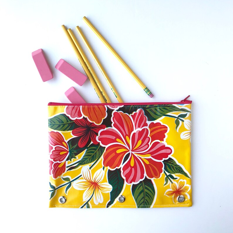 Back To School 3 Ring Binder Pencil Pouch Etsy