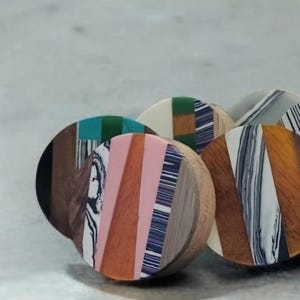 Vibrant Colorful Cabinet Knobs | Unique Artistic Drawer Pulls