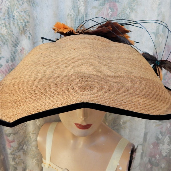 Ladies Vintage Hat Etsy