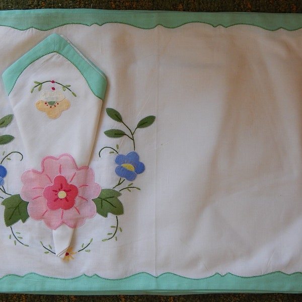 Applique Placemats Etsy