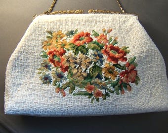 Encantador bolso de mano bordado con cuentas de semillas - OFERTA