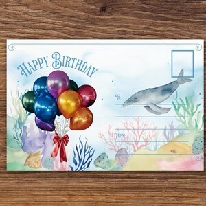 Witzige Geburtstagspostkarte – Farbenfrohes & festliches Design für Freunde, Familie und Partner | Perfekt für alles Gute zum Geburtstag wünscht