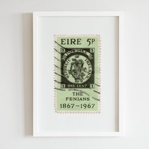 The Fenians Irland - Vintage Stempel Kunst - Ästhetische Wandkunst - Vintage Stempel Wand Poster - Vintage Poster Druck