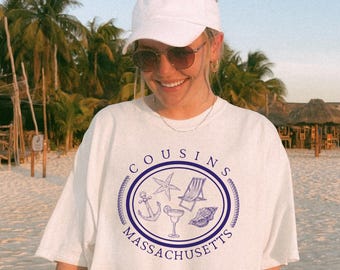 TSITP Cousins Massachusetts Beach Theme Graphic Tee The Summer I Turned Pretty Style T-shirt