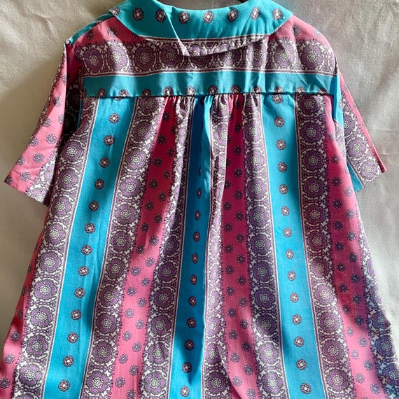 Vintage Mod Housecoat Dress | 1960s Sears Koffee … - image 12