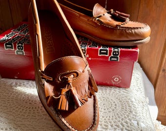 Vintage Hanover Brown Tassel Loafers 11.5 D USA Made - Etsy display picture 3