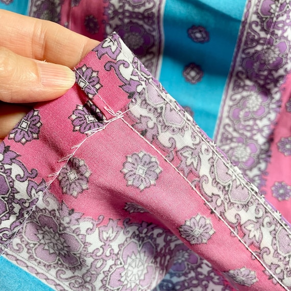 Vintage Mod Housecoat Dress | 1960s Sears Koffee … - image 9